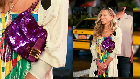 purple fendi bag sex and the city|sarah jessica parker fendi bag.